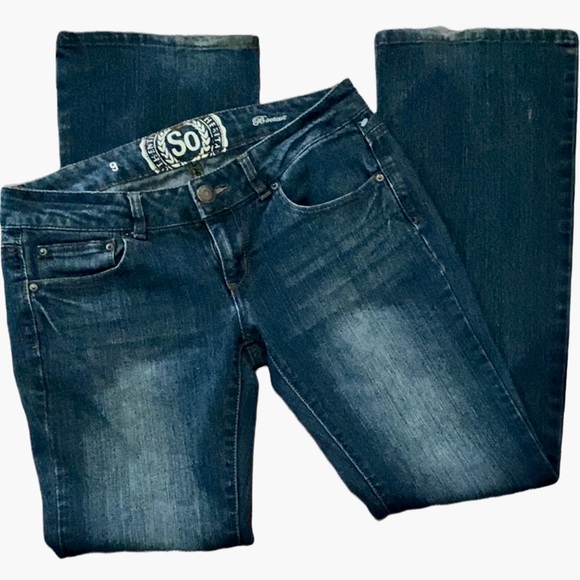 SO Jeans Favorite Blue Denim Jeans,Classic Bootcut Denim Jeans,Rugged Blue Jeans - Picture 9 of 13